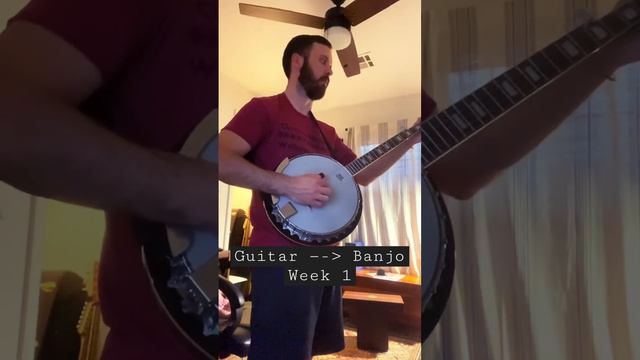 Learning #banjo. 1 Week Progress. #bluegrass #folk #music. смотреть онлайн
