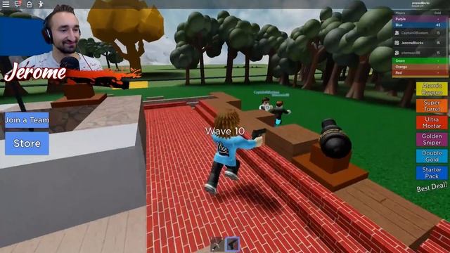 These Hordes Are INSANE! - Roblox Zombie Hunting Simulator | JeromeASF Roblox смотреть онлайн
