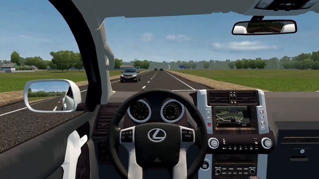City Car Driving - Lexus GX460 | Steering wheel gameplay [CCD] смотреть онлайн