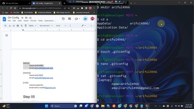 4. Link all other .gitconfig file with root file смотреть онлайн