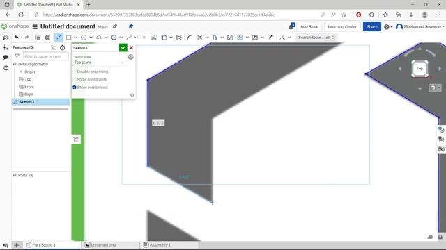 Onshape How To Tracing Image Tutorial смотреть онлайн