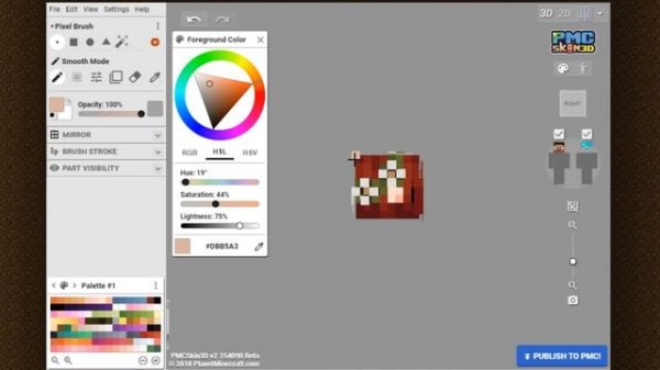 How to Make Reindeer Antlers on Your Minecraft Skin - SKIN-MAS #2