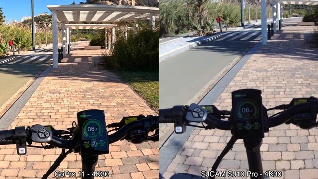 SJCAM SJ10 Pro Dual Screen VS GoPro 11 - Camera Comparison!