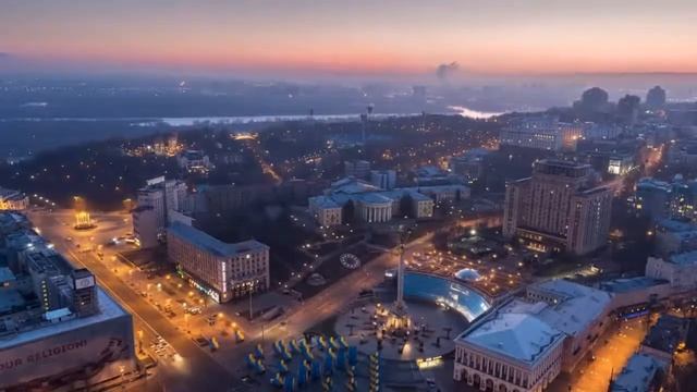 Зима в Киеве с высоты смотреть онлайн