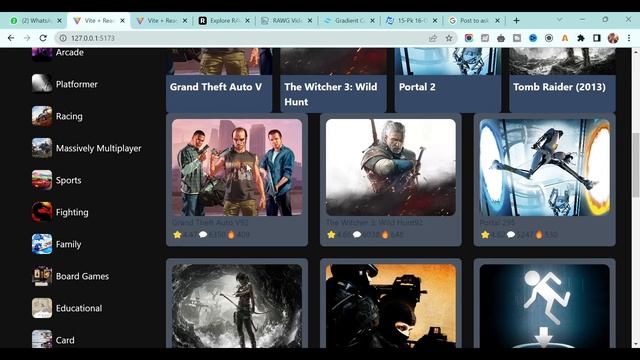 #15 Build Game Listing App with React Js,Tailwind CSS, Vite : Display Game List смотреть онлайн
