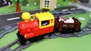Мультик про паровозики и поезда. Приключение на железной дороге..mp4