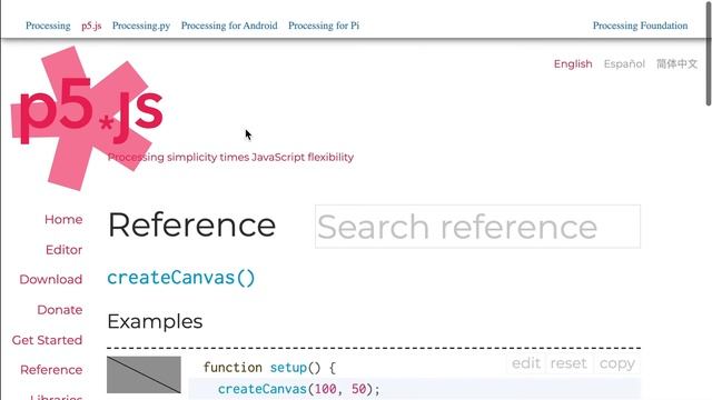 p5.js - part 1: Introduction to p5.js - some basic concepts and using the editor смотреть онлайн
