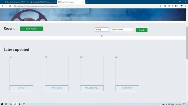 ONLINE MOVIE STREAMING IN PHP, CSS, JAVASCRIPT, AND MYSQL | FREE DOWNLOAD смотреть онлайн
