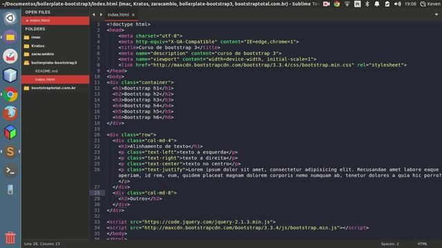 #2 Curso de Bootstrap 3 Tipografia смотреть онлайн