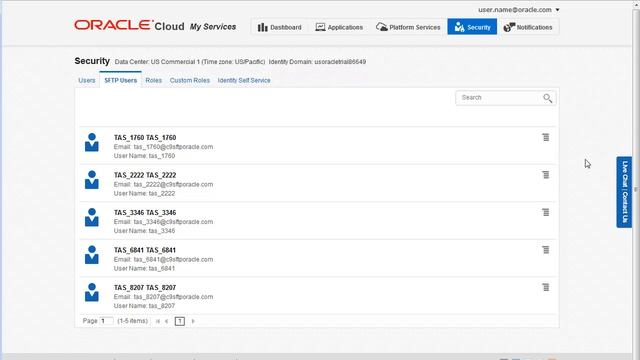 Manage Oracle Cloud SFTP user accounts (13.2) смотреть онлайн