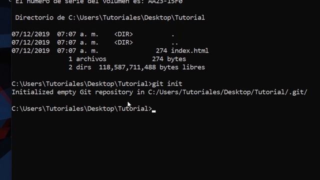 5- Crear un nuevo proyecto con Git (git init) смотреть онлайн