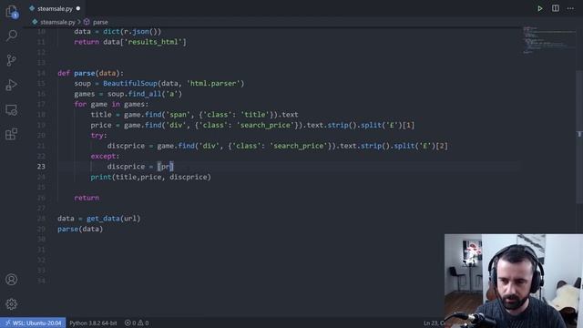 How I found the best Steam Deals this Winter - Web Scraping with Python смотреть онлайн