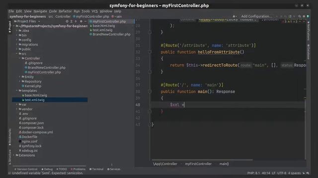 Symfony 6 - The controller смотреть онлайн