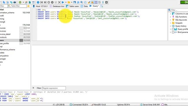 22 SQL Insert Multiple Records at once in Table смотреть онлайн