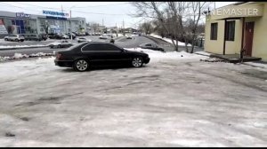 Крутим пятаки по снегу на BMW 528i E39