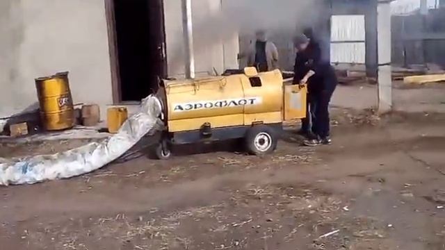 Тепловая пушка 163 КВт, мега мощь!!!!!! смотреть онлайн