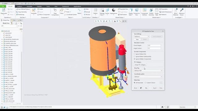 How to export Creo model to IFC | Creo to IFC Exporter Walkthrough смотреть онлайн