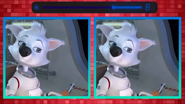 Space Dogs Spot The Difference Game смотреть онлайн