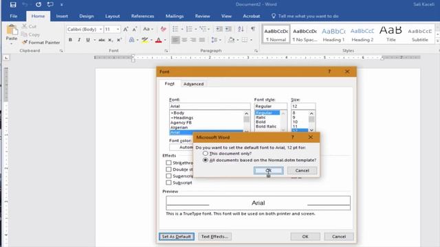 How to Change the Default Font in Word 2021, Word 2019, Word 2016 смотреть онлайн