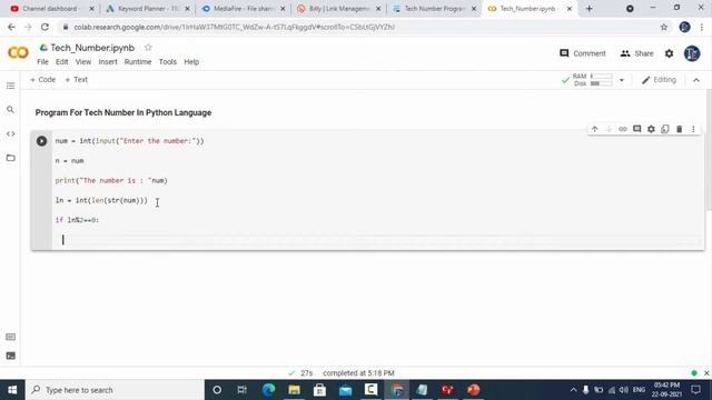 Tech Number Program | Check Tech Number Program in Python | Python Program смотреть онлайн