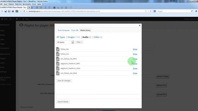 Responsive HTML5 Audio Player PRO - Manage the playlist and categories смотреть онлайн