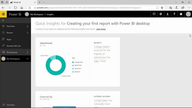 5 Getting Insights with Power BI смотреть онлайн