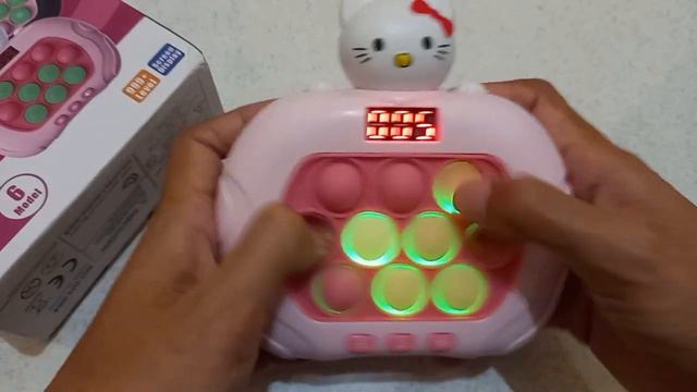 3 MINUTE SATISFYING WITH HELLO KITTY QUICK PUSH POP IT ELECTRIC GAME CONSOLE #sanrio смотреть онлайн