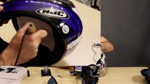 Установка мотогарнитуры в шлем