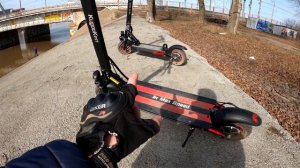 Kugoo Kirin Max Speed обзор отзыв и сравнение с Kugoo M4 PRO