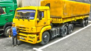 Легенда КАМАЗ ДАЛЬНОБОЙЩИК от модели к настоящему грузовику. Зачем я это снимаю? Про машинки.