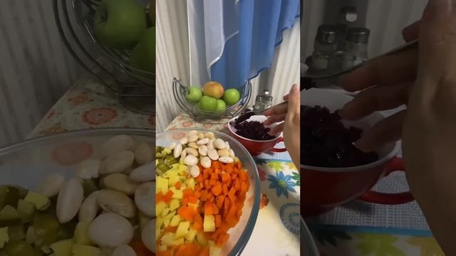 Готуємо Смачний Вінегрет з Сьомгою @Galina-Yakovleva