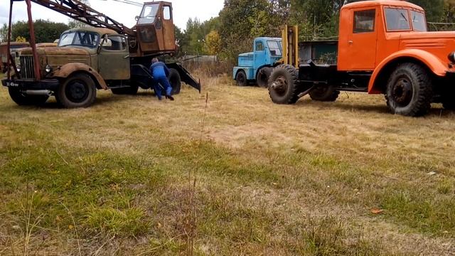 Ретро автокран К-46 ЗИЛ-164 Часть 1 смотреть онлайн