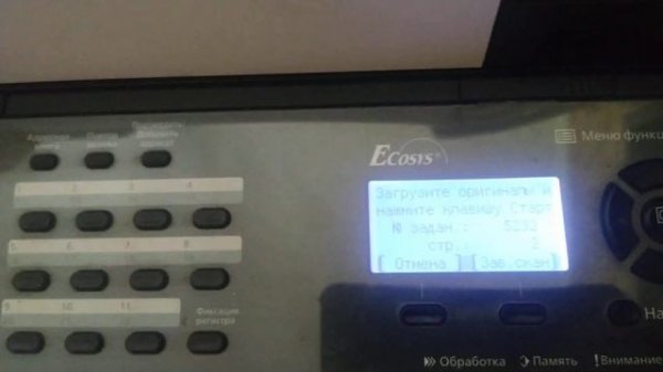 KYOCERA M2135dn, двухсторонняя копия с двухстороннего оригинала