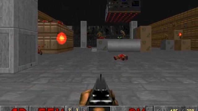 [Windows] The Ultimate Doom: E1M1 "Return to Hangar" Demo (Ultra-violence) смотреть онлайн