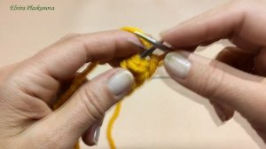 ДВУХСТОРОННИЙ УЗОР ДЛЯ СНУДА,ШАРФА,ШАПКИ. Вяжем спицами.