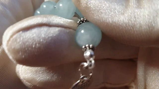 Православные четки из аквамарина "Ангел Хранитель" смотреть онлайн