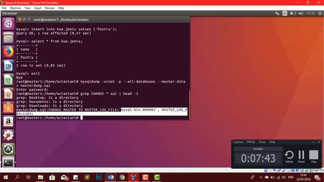 CONFIGURATION MYSQL MASTER-SLAVE смотреть онлайн