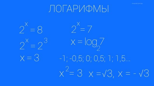Что такое логарифм? смотреть онлайн