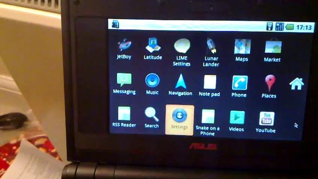 Android 2.2 (Froyo) On An Asus Eee PC 701