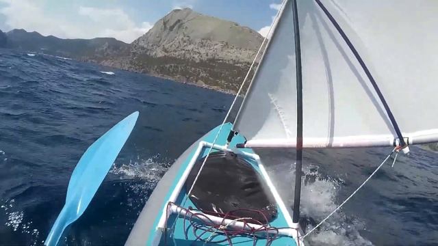 Байдарка под парусом. Продолжение.