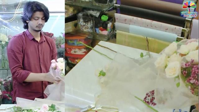 top 10 wrapping flower tutorial || How to wrap a bouquet of flowers, Flowers wrapping 2022 смотреть онлайн