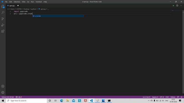 QRCode Generator | Just 3 lines of code | Python смотреть онлайн
