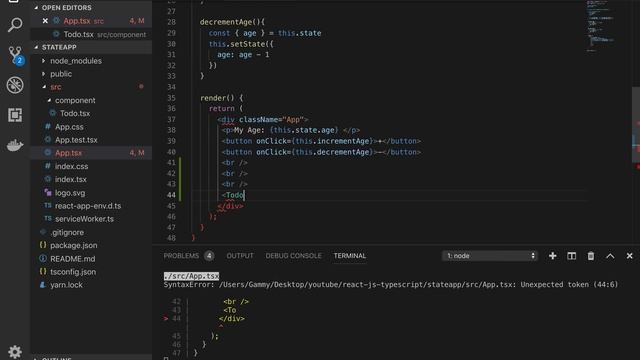 2 Typescript - React.JS - Props - English смотреть онлайн