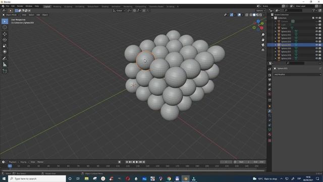 Blender 2.93.4 Separate Array objects to individual objects смотреть онлайн