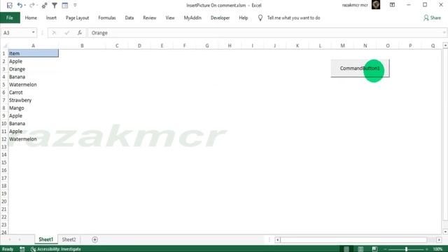 How to Insert Image In Commentbox Excel VBA смотреть онлайн