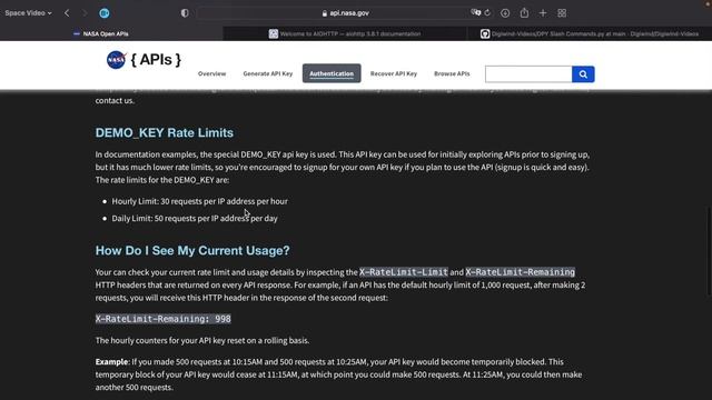 Space Slash Command with NASA's APOD API | Discord.py смотреть онлайн
