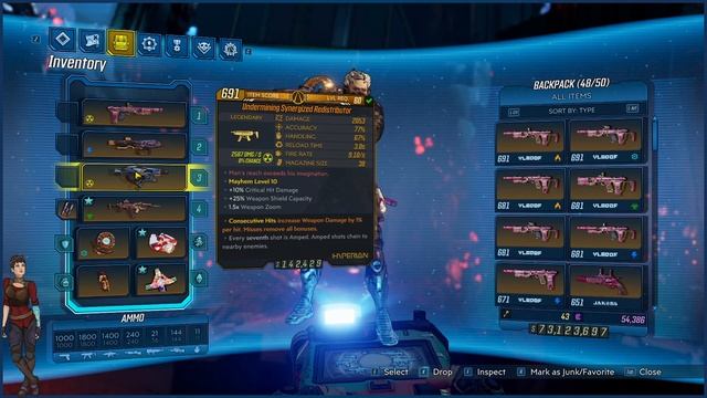 Borderlands 3 Level 60 Mayhem 10 AFK Zane! build with STACKED save file смотреть онлайн