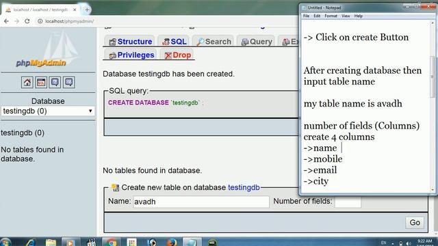 introduction mysql | mysql tutorial | how to create database inside php mysql | смотреть онлайн
