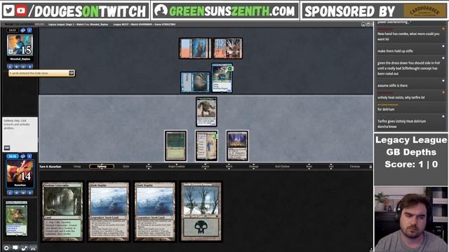 Legacy MTG | ? Trophy Hunting with GB Saga Depths? | GreenSunsZenith.com смотреть онлайн