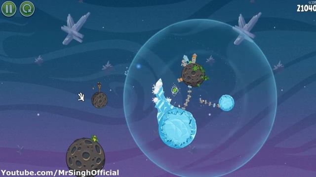 Angry Birds Space - 2-13 Angry Birds Space Cold Cuts 2012 2-13 Level 2-13 Angry Birds Space 2-13 смотреть онлайн